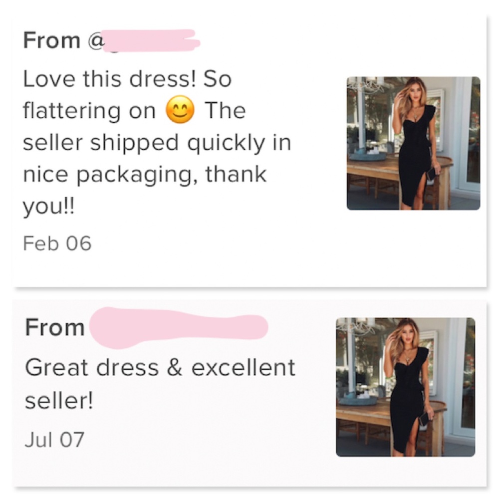 Bandage Flounce High Slit Pencil Black Dress - Picture 15 of 17